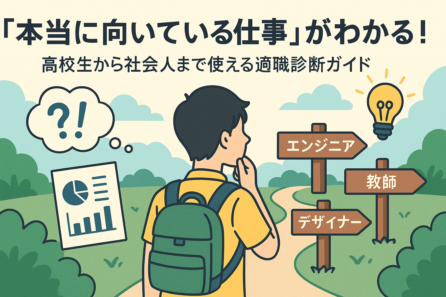 適職診断と適職の見つけ方完全ガイド|無料診断から高校生向けまで正確に分かる方法
